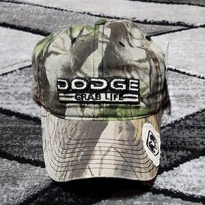 DODGE RAM 2008 CAMO EMBROIDERED GRAB LIFE OFFICIALLY LICENSED HAT